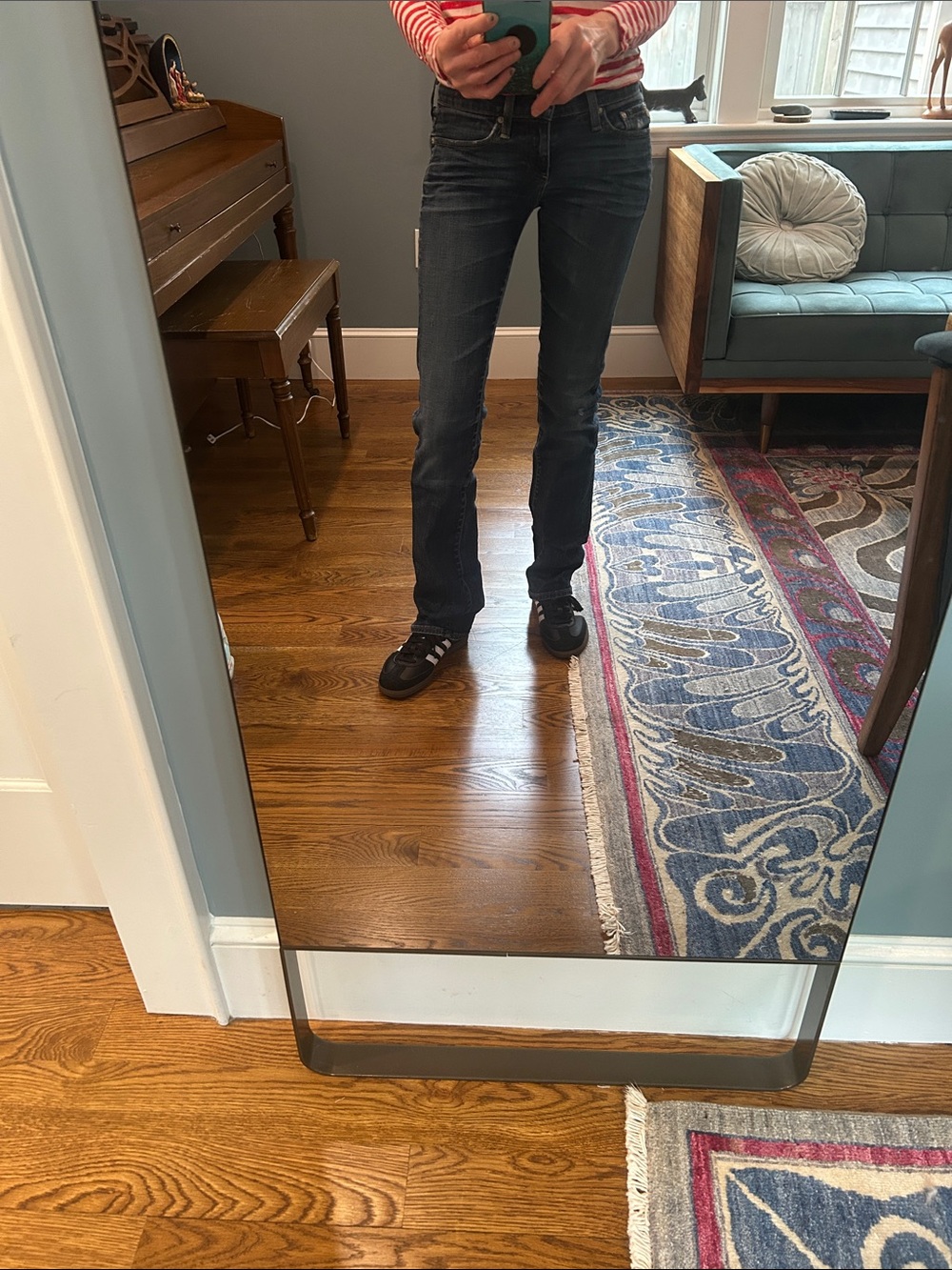 AG Adriano Goldschmied Décade Vintage Bootcut Low-Rise Jeans